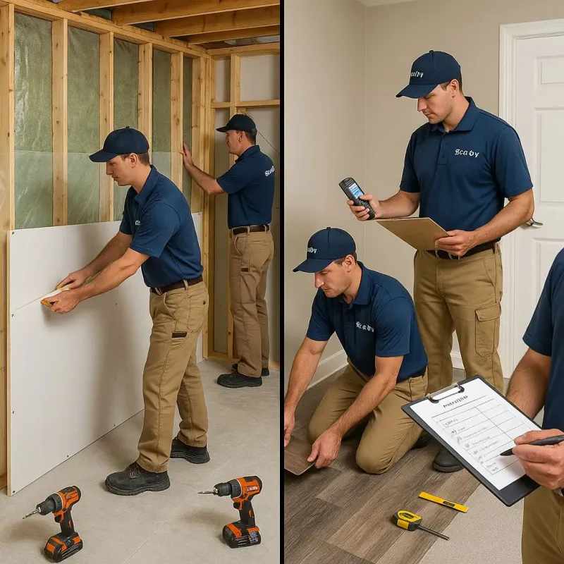 Repairs and Reconstruction process in River Vale, NJ