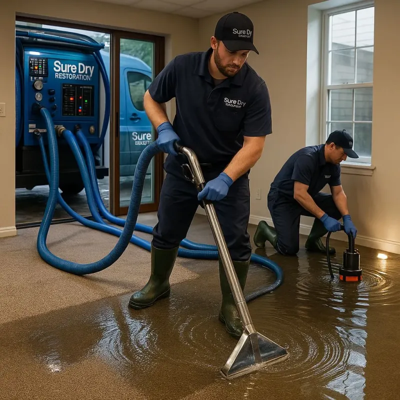 Water Extraction and Removal process in River Vale, NJ